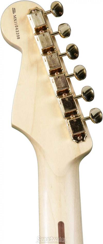 Deluxe Players Strat headstock back