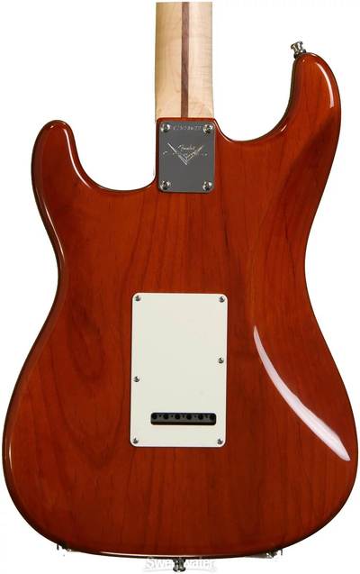 Quilt Maple Top Stratocaster body back