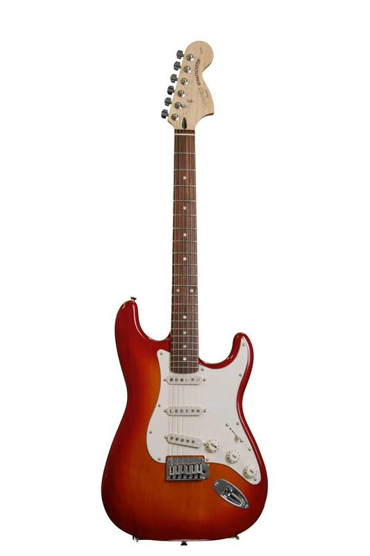 2012 Limited Ed. Cherry Burst Squier Standard Stratocaster