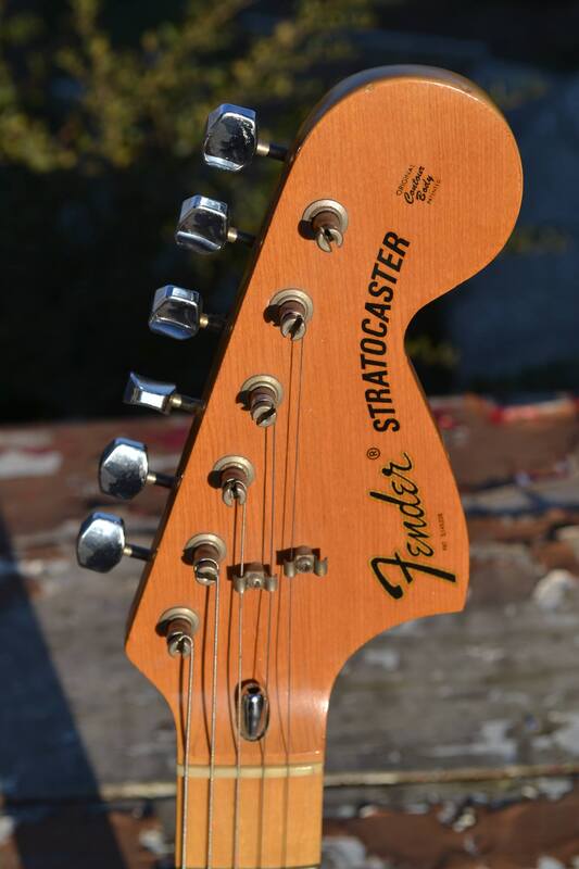 1974 Stratocaster Headstock front
