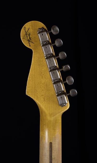 Time Machine '57 Stratocaster Relic headstock back