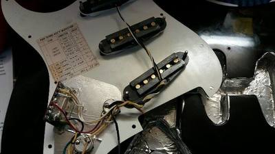 Squier Classic Stratocaster pickups and electronics