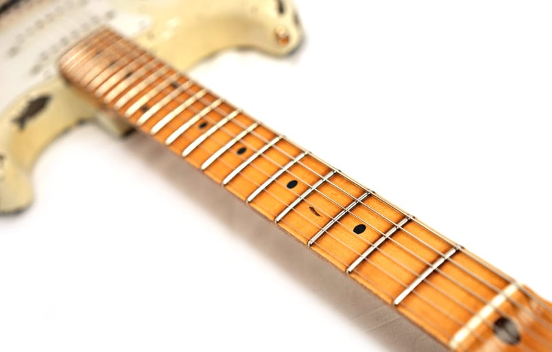 Jimmie Vaughan stratocaster Fretboard Dots