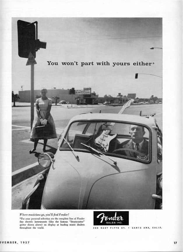 Vintage Fender Print Advert