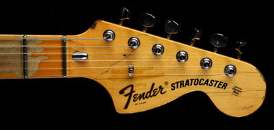 Play Loud stratocaster Headstock front