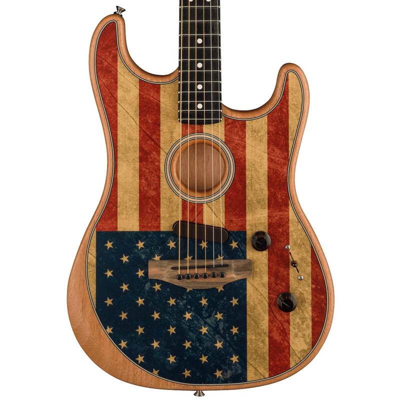 American Acoustasonic Stratocaster Body front