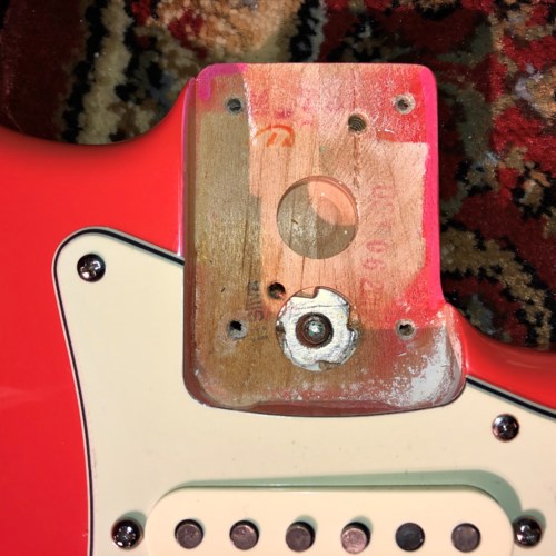 American Stratocaster Fiesta Red matching headstock Stratocaster Neck Pocket