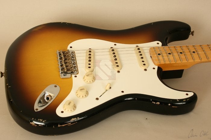 Limited Ed. 1956 Stratocaster Relic body side