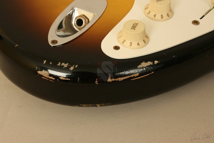 Limited Ed. 1956 Stratocaster Relic knobs and jack plate