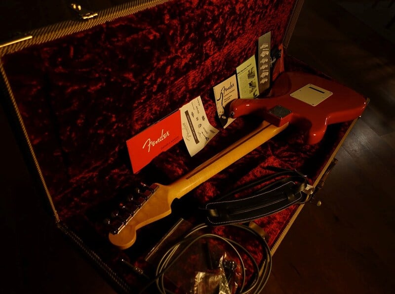 vintage hot rod 50s Stratocaster Back