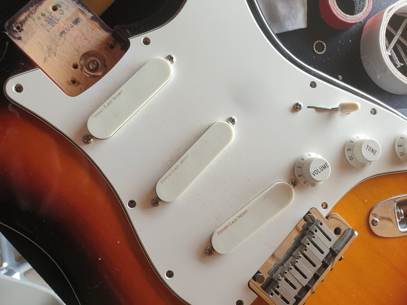 
Deluxe American Standard Stratocaster Detail