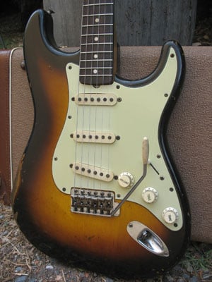 1960 Stratocaster Body front