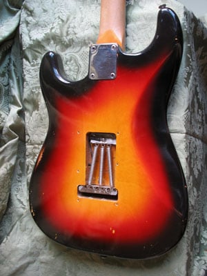 1963 Stratocaster Body Back