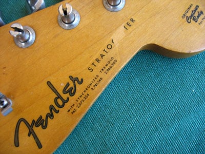 1963 Stratocaster Logo
