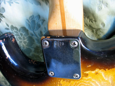 
1955 Stratocaster Neck Plate