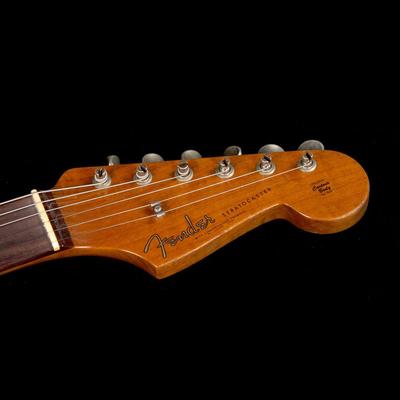 Limited Edition Relic Roasted Dual-Mag Strat headstock