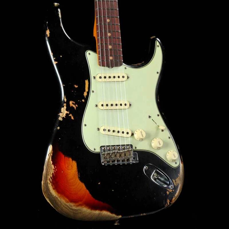 62 heavy relic stratocaster Body front