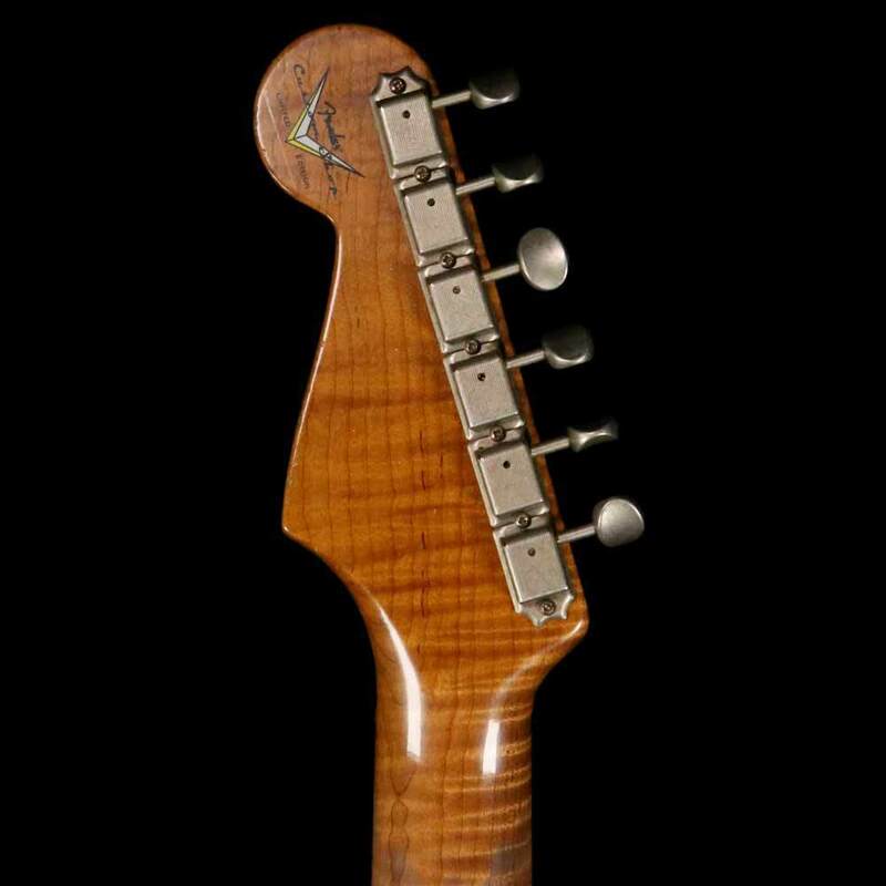 Limited Tomatillo Roasted Strat Relic headstock back
