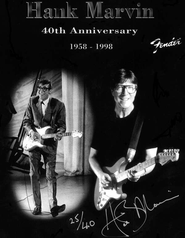 1998 - Hank Marvin 40th Anniversary Stratocaster