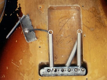 1963 Stratocaster Body date