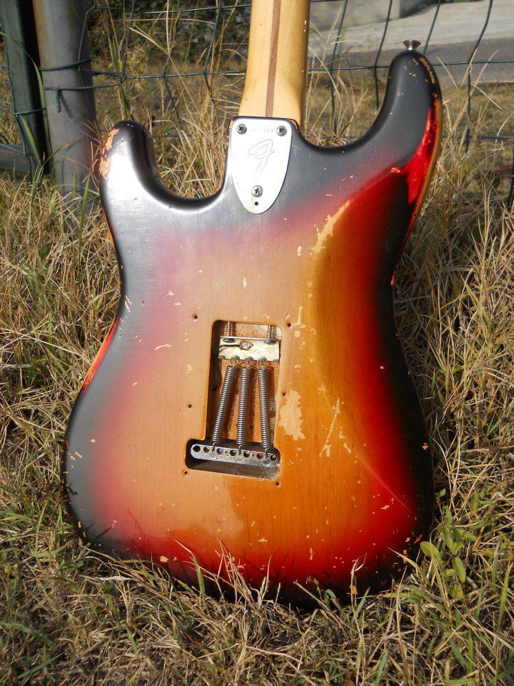 1974 Stratocaster Body Back