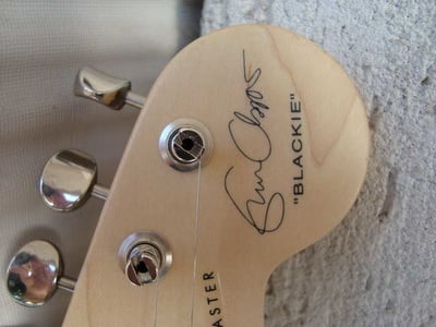 Eric Clapton Stratocaster balckie decal