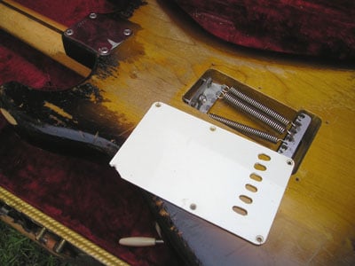 1957 Stratocaster Nail Back Plate