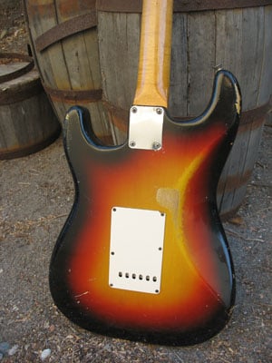 1964 Stratocaster Body Back