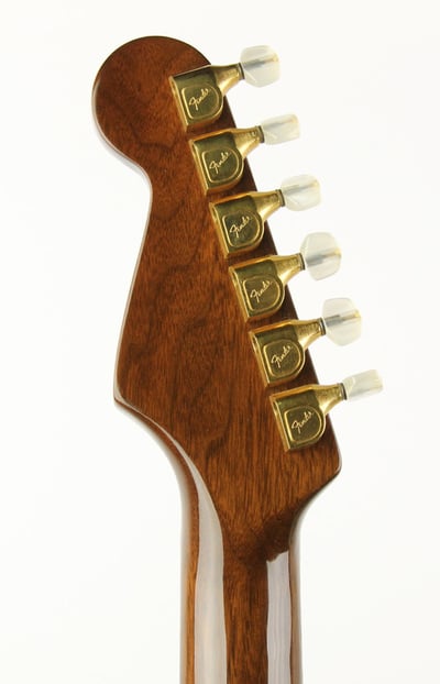 Walnut Elite Stratocaster Headstock Back