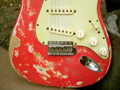 1963 Stratocaster Body front bottom