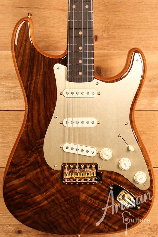 Artisan Figured Rosewood Stratocaster body