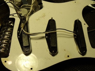 Squier Standard Stratocaster with FS1 ceramic pickups
