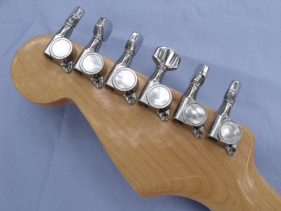 Squier Standard Stratocaster with FS1 headstock back