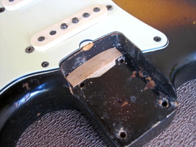 1960 Stratocaster Neck Pocket