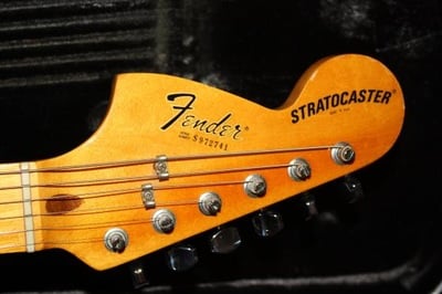 Hendrix stratocaster Headstock front