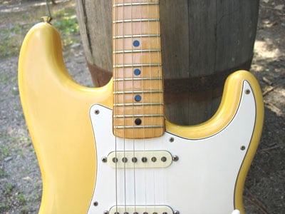 1972 Stratocaster Body front up