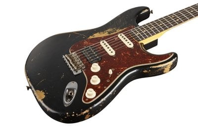 1963 Stratocaster Heavy Relic Black body
