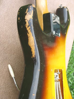 1960 Stratocaster Body Back