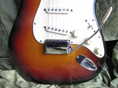 '62 Vintage Stratocaster Body front bottom