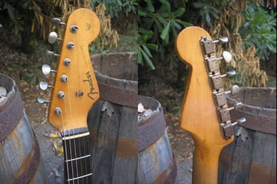 1960 Stratocaster Headstock