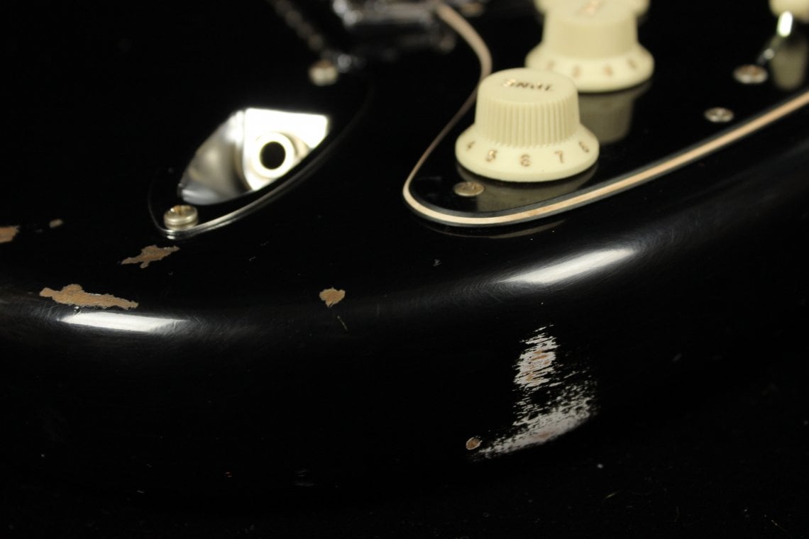2019 Limited Edition Roasted Poblano Stratocaster Relic detail