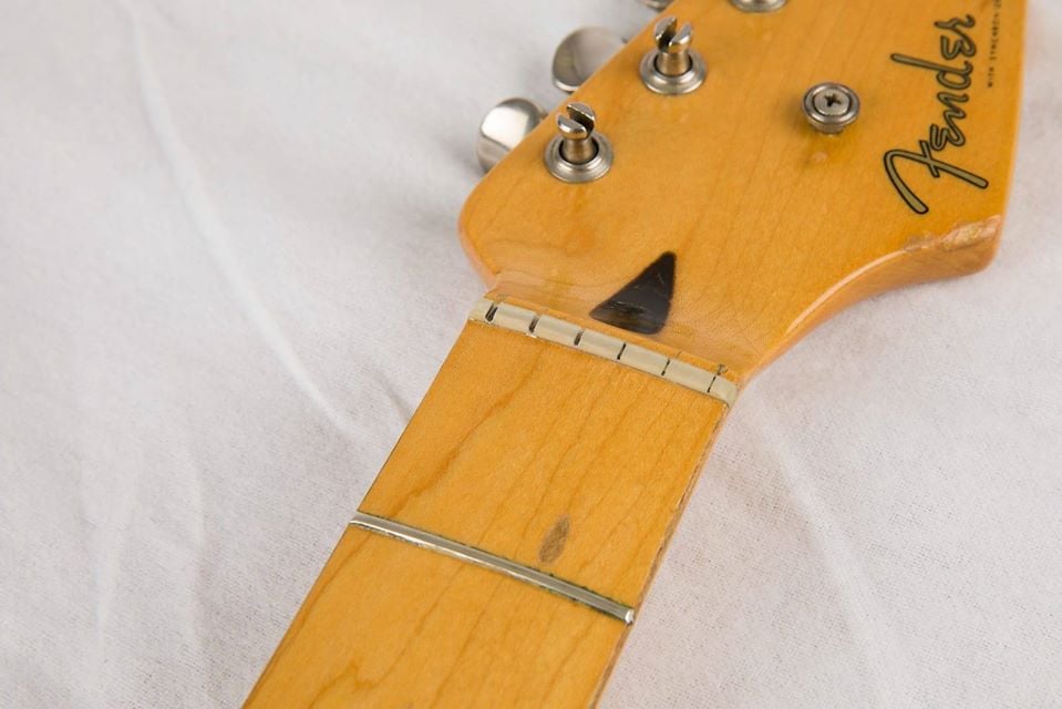 1954 Stratocaster Headstock front
