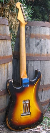 1960 Stratocaster Back