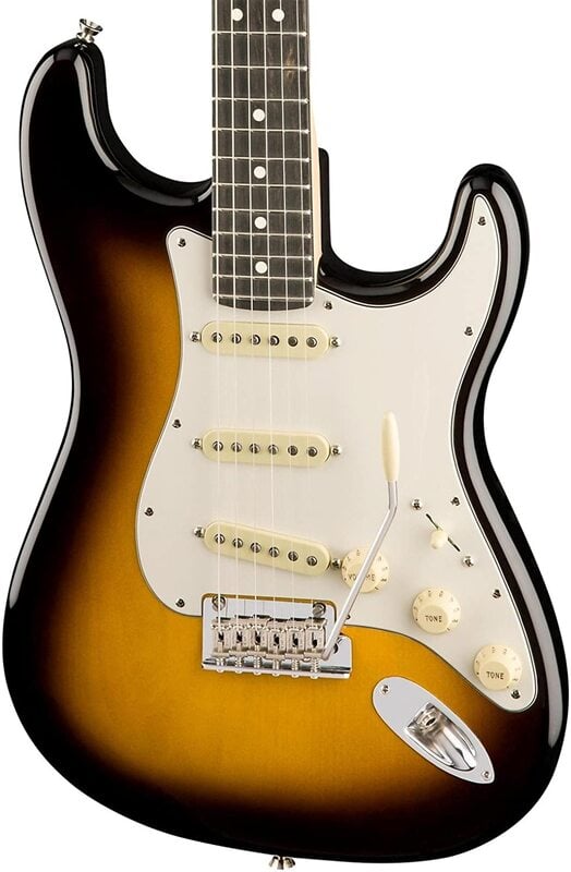 American Pro Stratocaster Ebony Fingerboard '50s Burst Body front