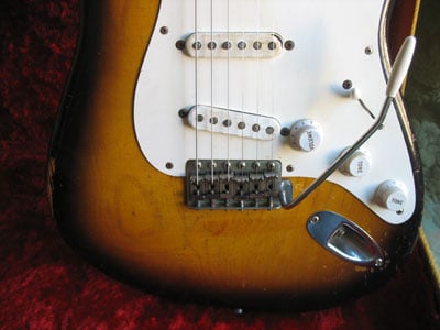 1955 Stratocaster Body Detail