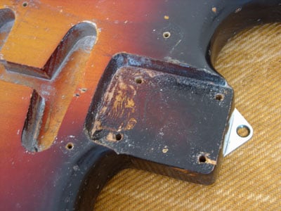 1958 Stratocaster Neck Pocket