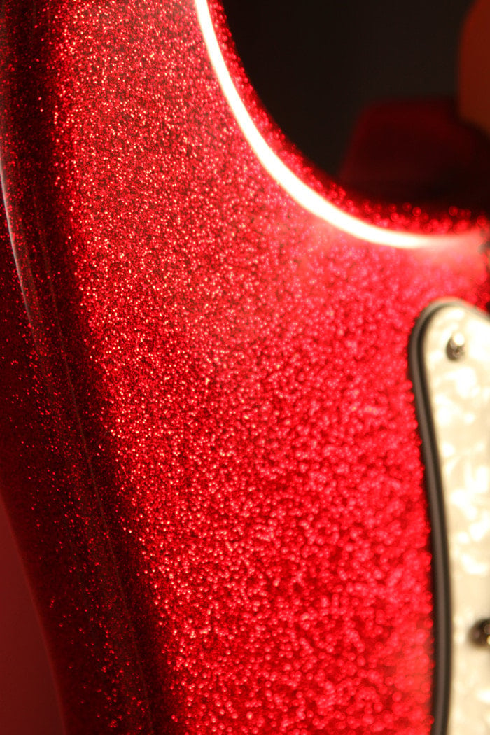 FSR Mars Music American Stratocaster Sparkle finish detail