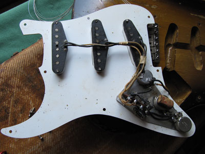 1956 Stratocaster Under the Hood