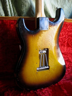 1955 Stratocaster Body Rear