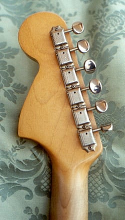1965 Stratocaster Headstock Back